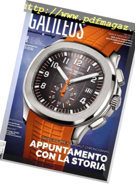 Galileus Watches – maggio 2018 Cover