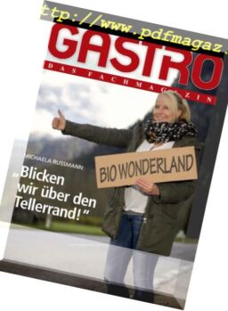 Gastro das Fachmagazin – Juni 2018