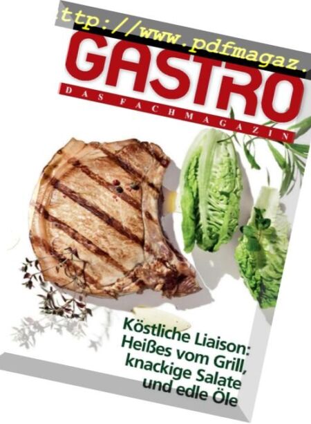 Gastro das Fachmagazin – Mai 2018 Cover