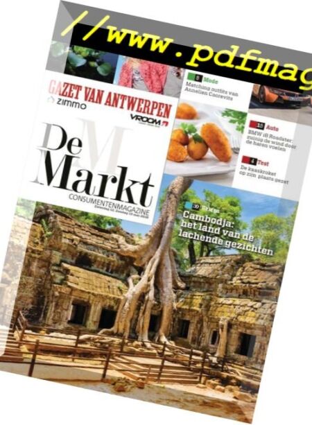 Gazet van Antwerpen De Markt – 12 mei 2018 Cover