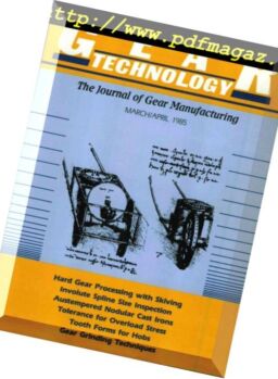 Gear Technology – March-April 1985