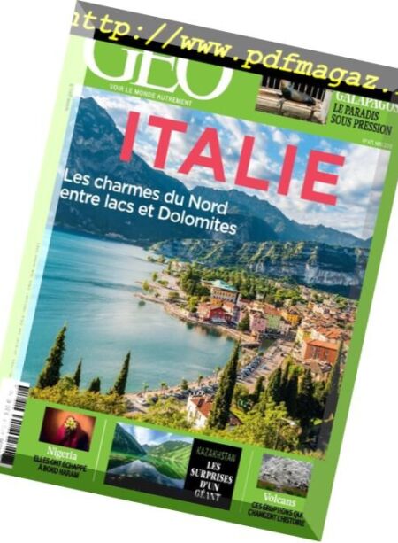 Geo France – mai 2018 Cover