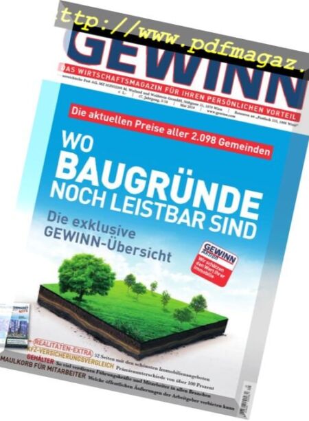 Gewinn – Mai 2018 Cover