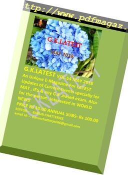 GK Latest – May 2018