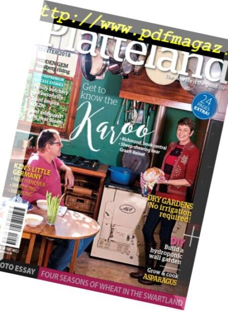 go! Platteland – May 2018 Cover