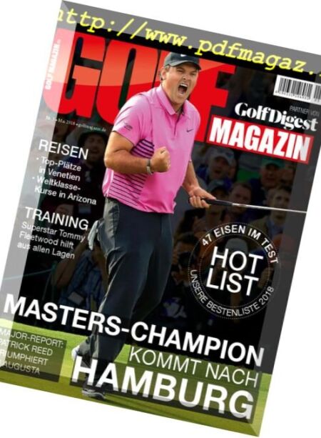 Golf Magazin – Mai 2018 Cover
