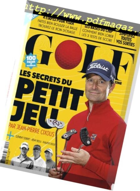 Golf Magazine – Hors-Serie – mai 2018 Cover