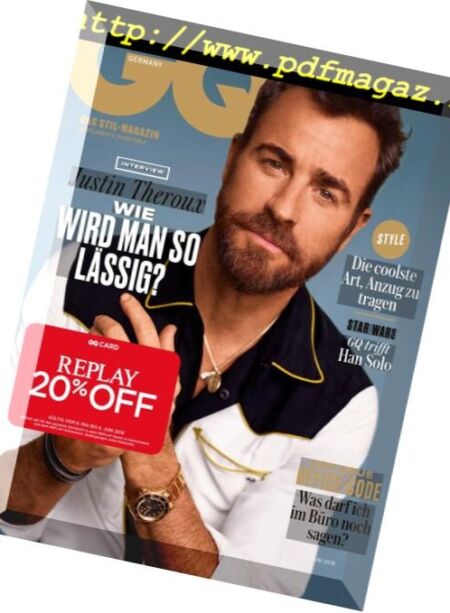 GQ Germany – Juni 2018 Cover