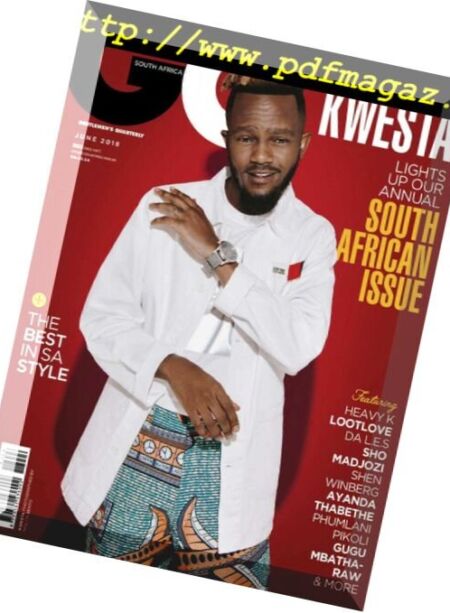 GQ South Africa – June 2018 Cover