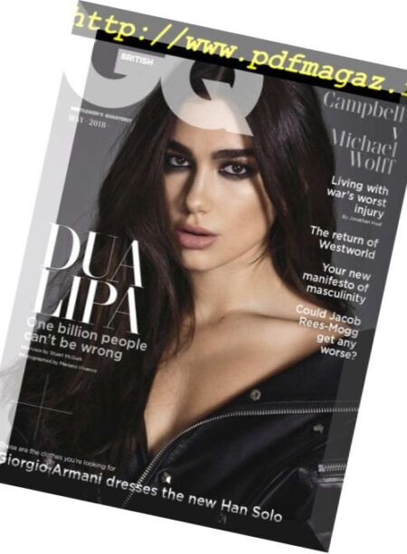 GQ UK – May 2018 Cover
