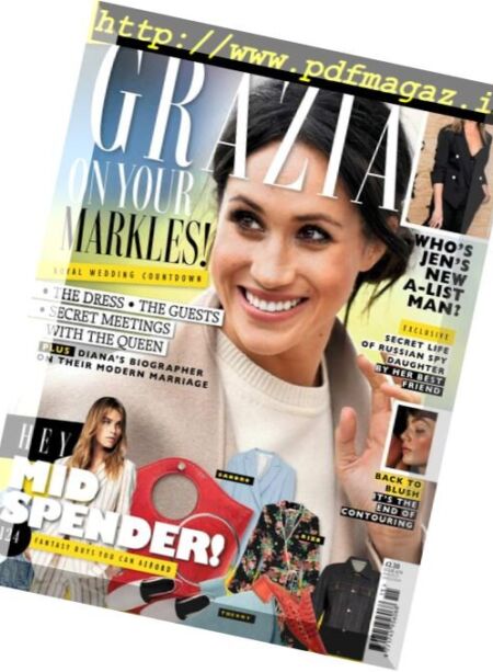Grazia UK – 16 April 2018 Cover