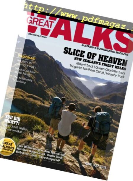 Great Walks – June-July 2018 Cover
