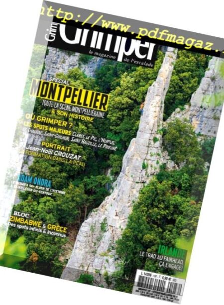 Grimper – avril 2018 Cover