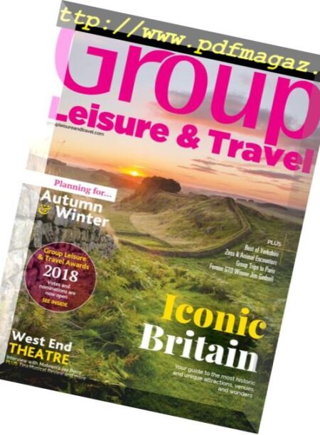 Group Leisure & Travel – May 2018 Cover