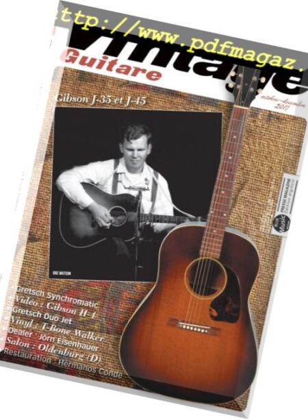 Guitare Vintage – octobre 2017 Cover