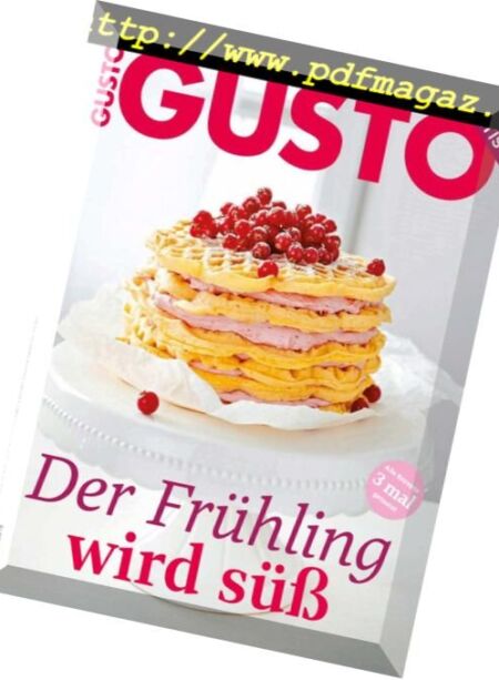 Gusto Spezial – Fruhling 2018 Cover
