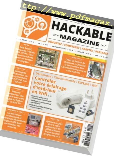 Hackable Magazine – Mai-Juin 2018 Cover