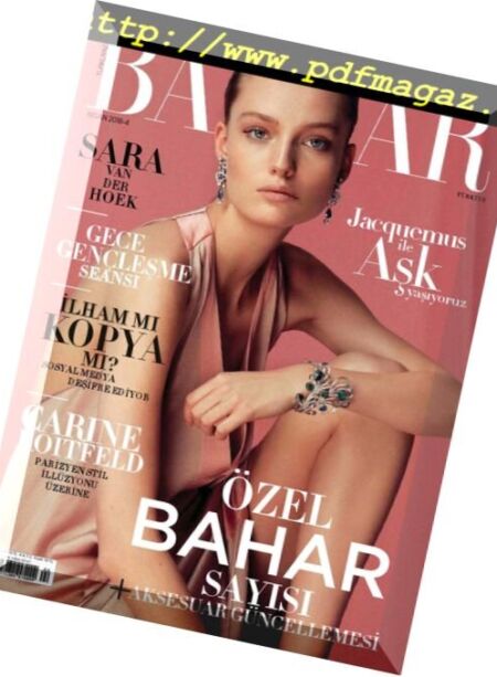 Harper’s Bazaar Turkey – Nisan 2018 Cover