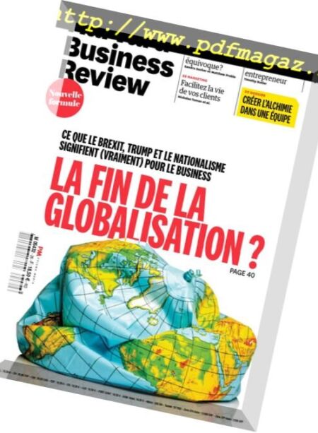 Harvard Business Review France – Avril-Mai 2018 Cover