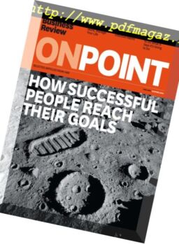 Harvard Business Review OnPoint – April 2018