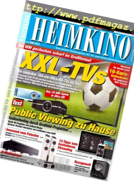 Heimkino – Juni-Juli 2018 Cover