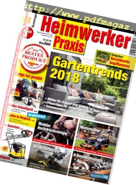 Heimwerker Praxis – Mai-Juni 2018 Cover
