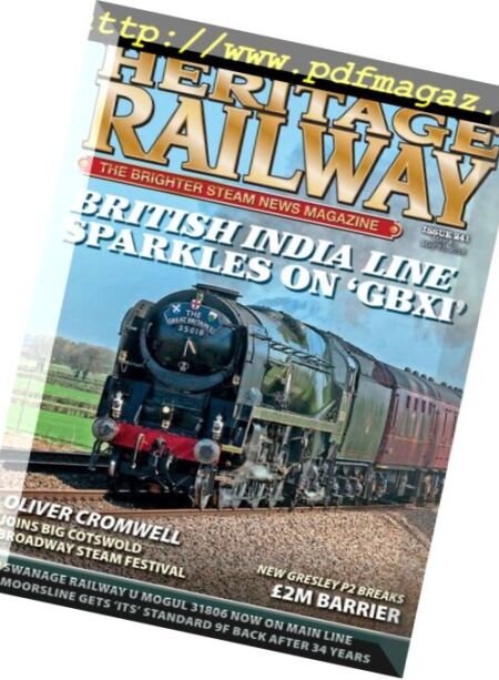 Heritage Railway – May 2018 Cover