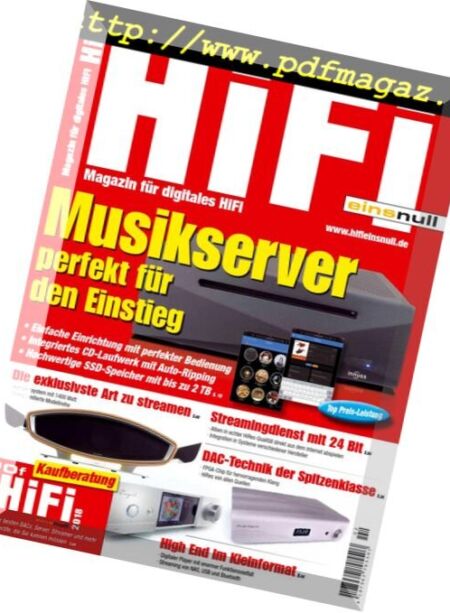 Hifi Einsnull – Mai-Juni 2018 Cover