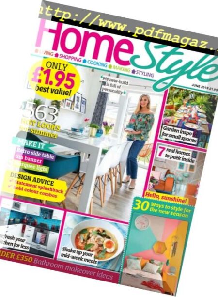 HomeStyle UK – June 2018 Cover
