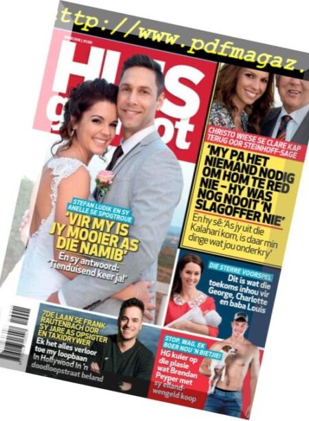 Huisgenoot – 10 Mei 2018 Cover