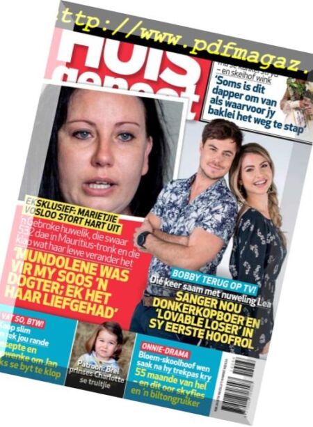 Huisgenoot – 19 April 2018 Cover