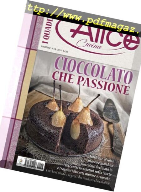 I Quaderni di Alice Cucina – N 18 2014 Cover