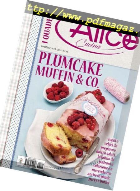 I Quaderni di Alice Cucina – N 19 2014 Cover