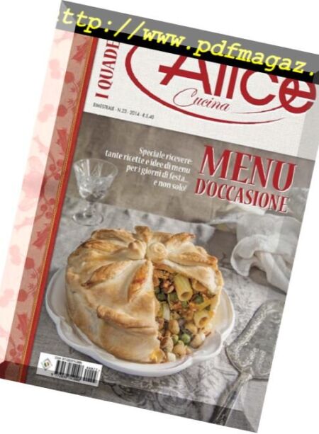 I Quaderni di Alice Cucina – N 23 2014 Cover
