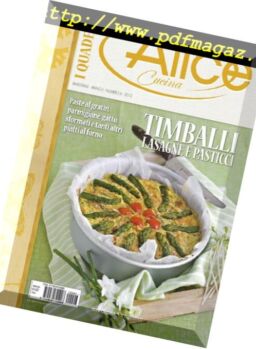 I Quaderni di Alice Cucina – N 6 2012