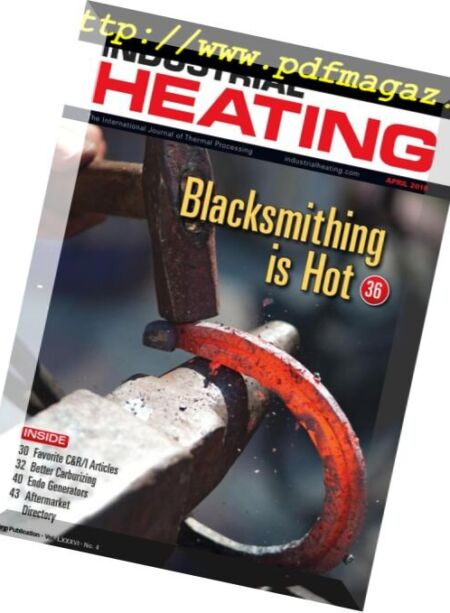 IIndustrial Heating – April 2018 Cover