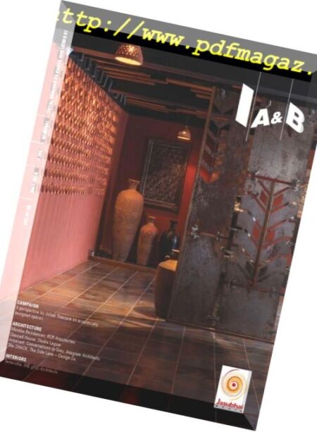 Indian Architect & Builder – May 2018 Cover