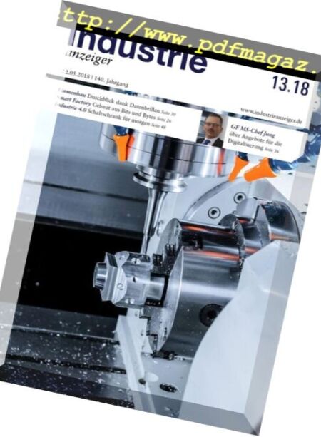 Industrie Anzeiger – 22 Mai 2018 Cover