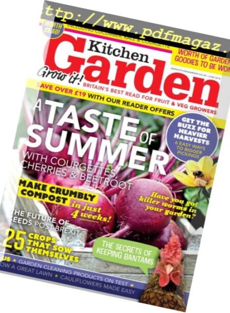 Kitchen Garden – June 2018 Cover