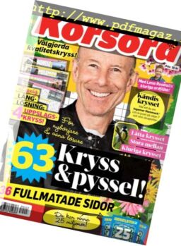 Korsord – 23 april 2018