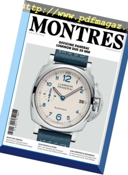 La revue des Montres – juin 2018 Cover