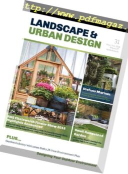 Landscape & Urban Design – May-June 2018