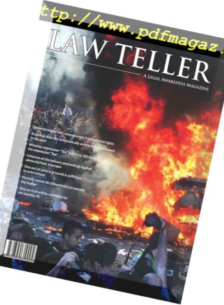 Lawteller – May 2018 Cover