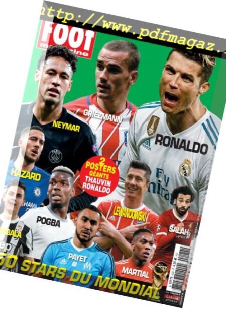 Le Foot magazine – mai 2018 Cover