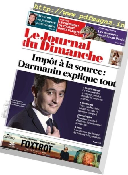 Le Journal du Dimanche – 22 avril 2018 Cover