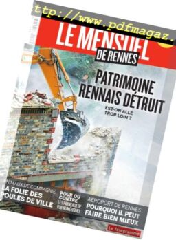 Le Mensuel de Rennes – avril 2018