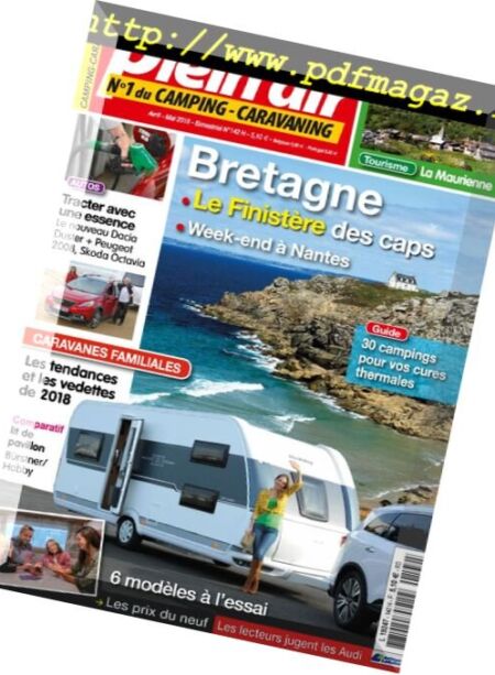 Le Monde du Plein-Air – avril-mai 2018 Cover