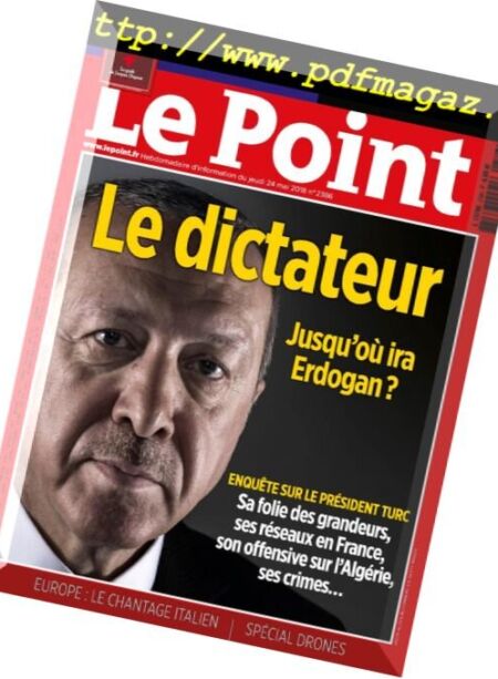 Le Point – 24 mai 2018 Cover