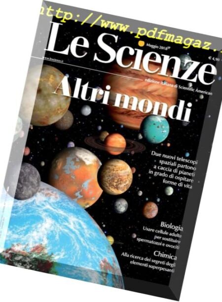 Le Scienze – maggio 2018 Cover