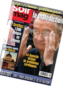 Le Soir Magazine – 28 avril 2018